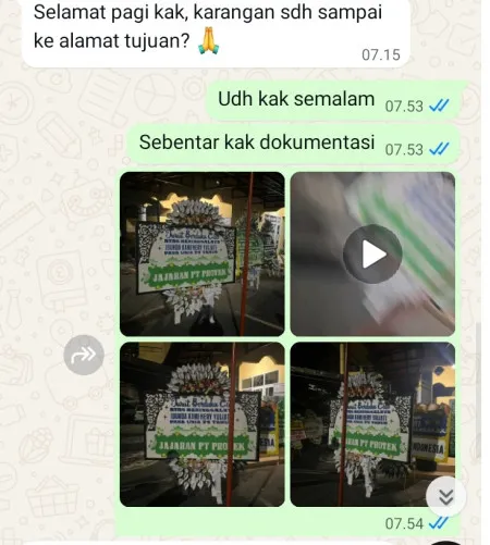 Pengiriman Papan Bunga Selamat Rawa Mekarjaya