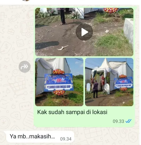 Pengiriman Karangan Bunga Rawa Mekarjaya