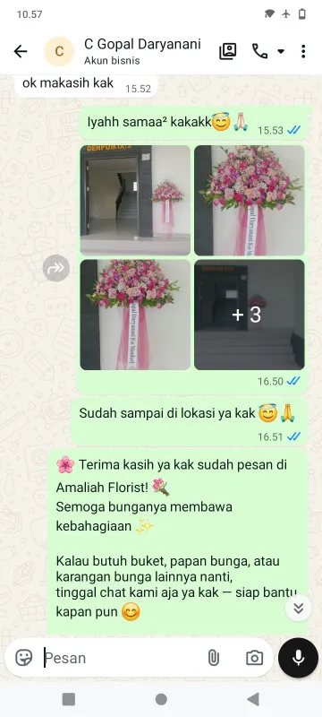 Pengiriman Karangan Bunga Rawa Mekarjaya