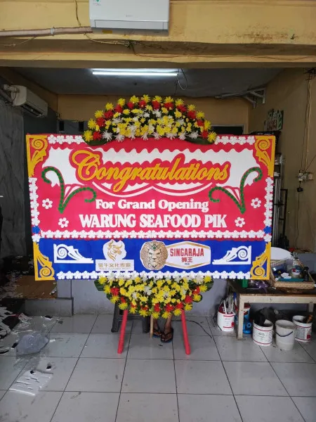 Papan Bunga Ucapan Selamat Rawa Mekarjaya