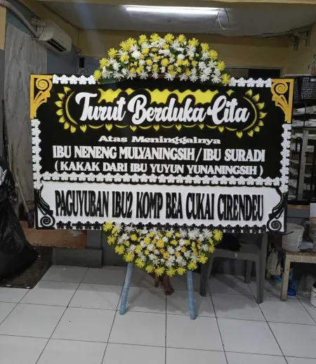 Papan Bunga Duka Rawa Mekarjaya
