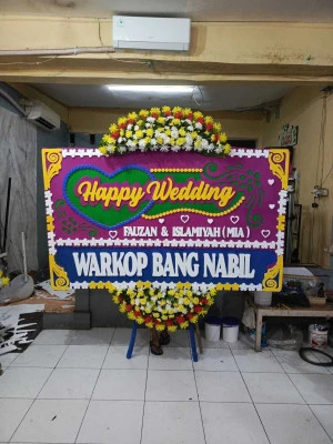 Papan Bunga di Rawa Mekarjaya